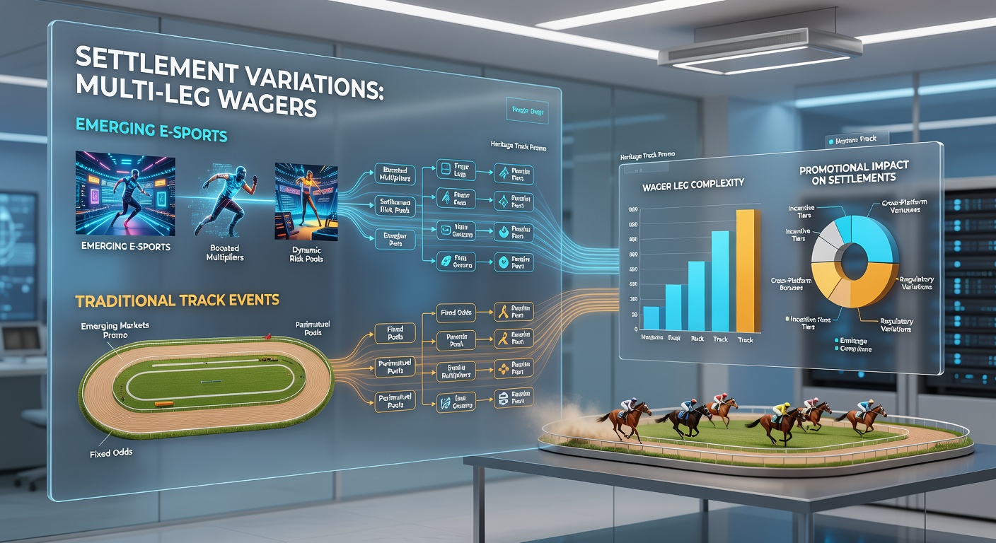 Comparison of e-sports multi-leg wager settlements and traditional track event payouts under promotional offers in May 2026