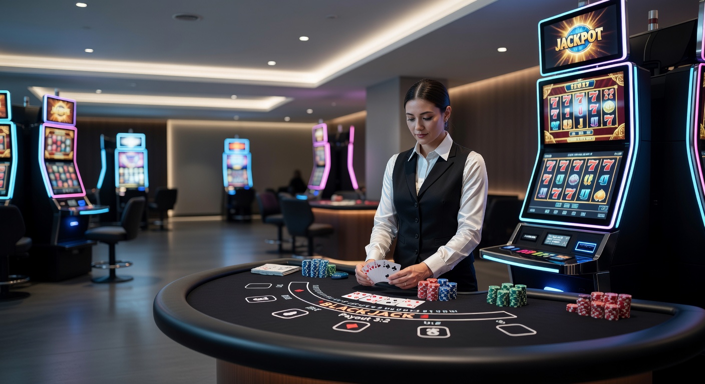 Live dealer streaming blackjack table with players interacting via chat, highlighting the blend of online convenience and real-time play