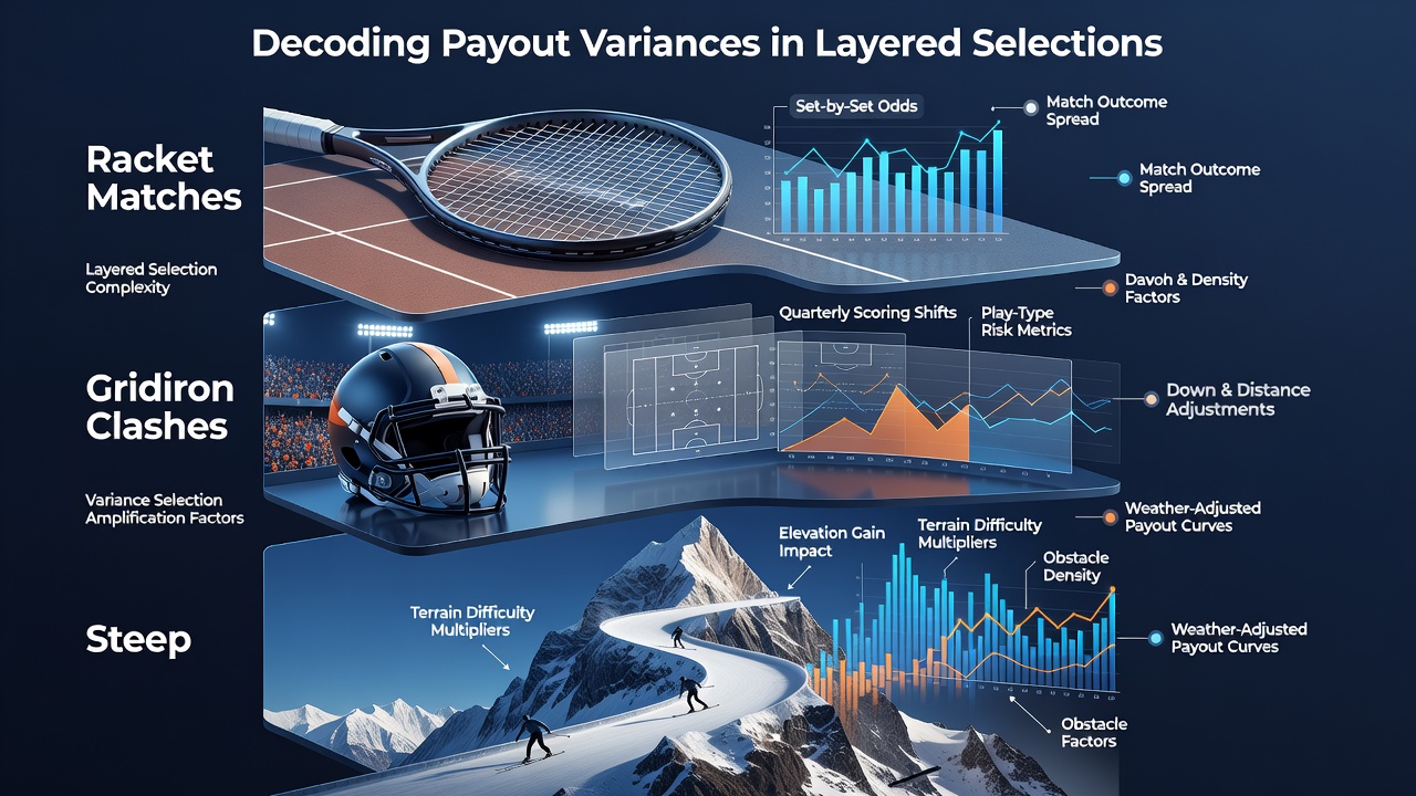 Infographic illustrating how bookmaker incentives alter accumulator returns across tennis, NFL and horse racing markets