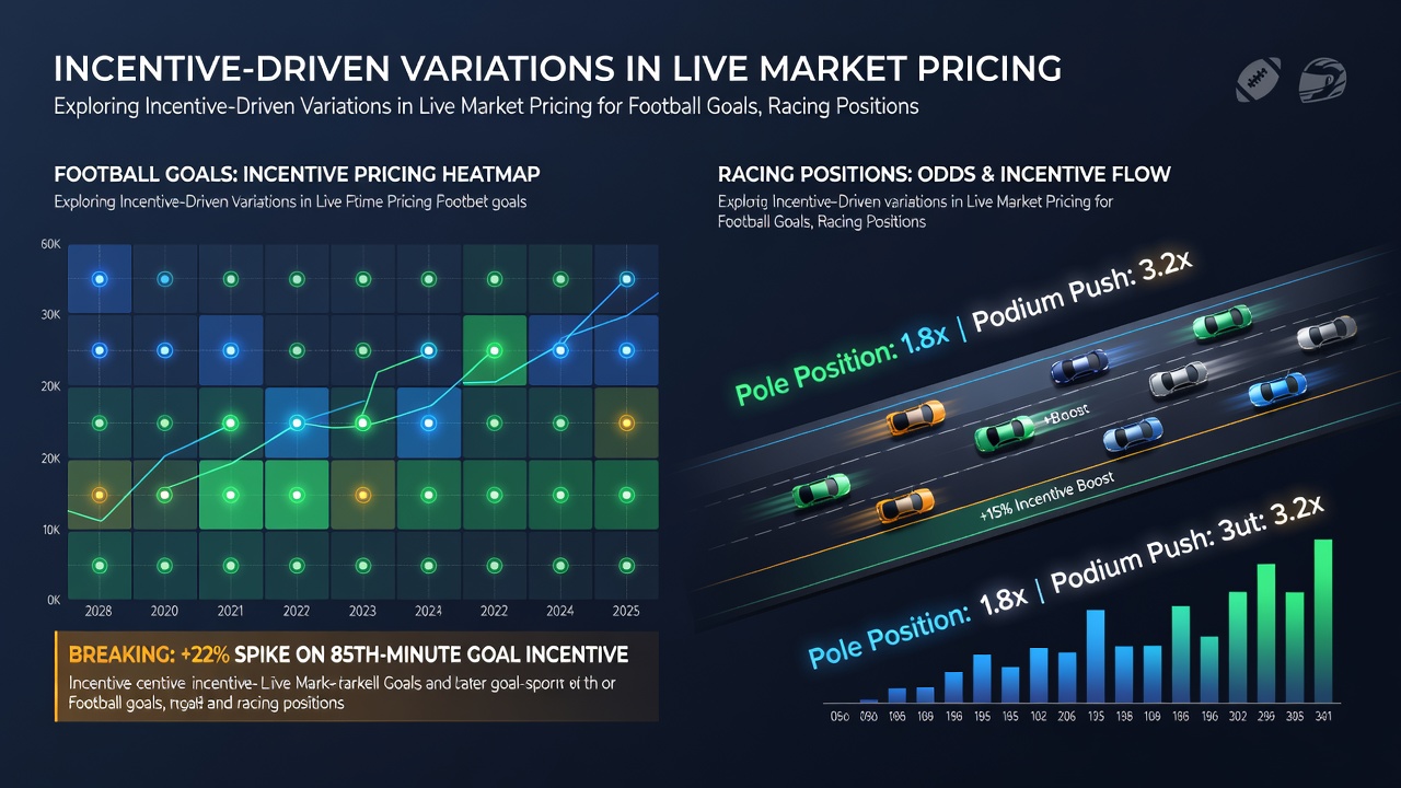 Comparative live pricing screens for racing positions and tennis points showing operator differences