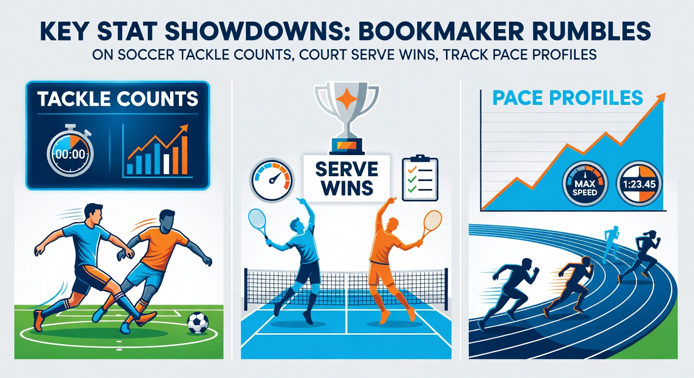 Tennis player serving during a clay-court match with overlaid bookmaker odds for serve win percentages