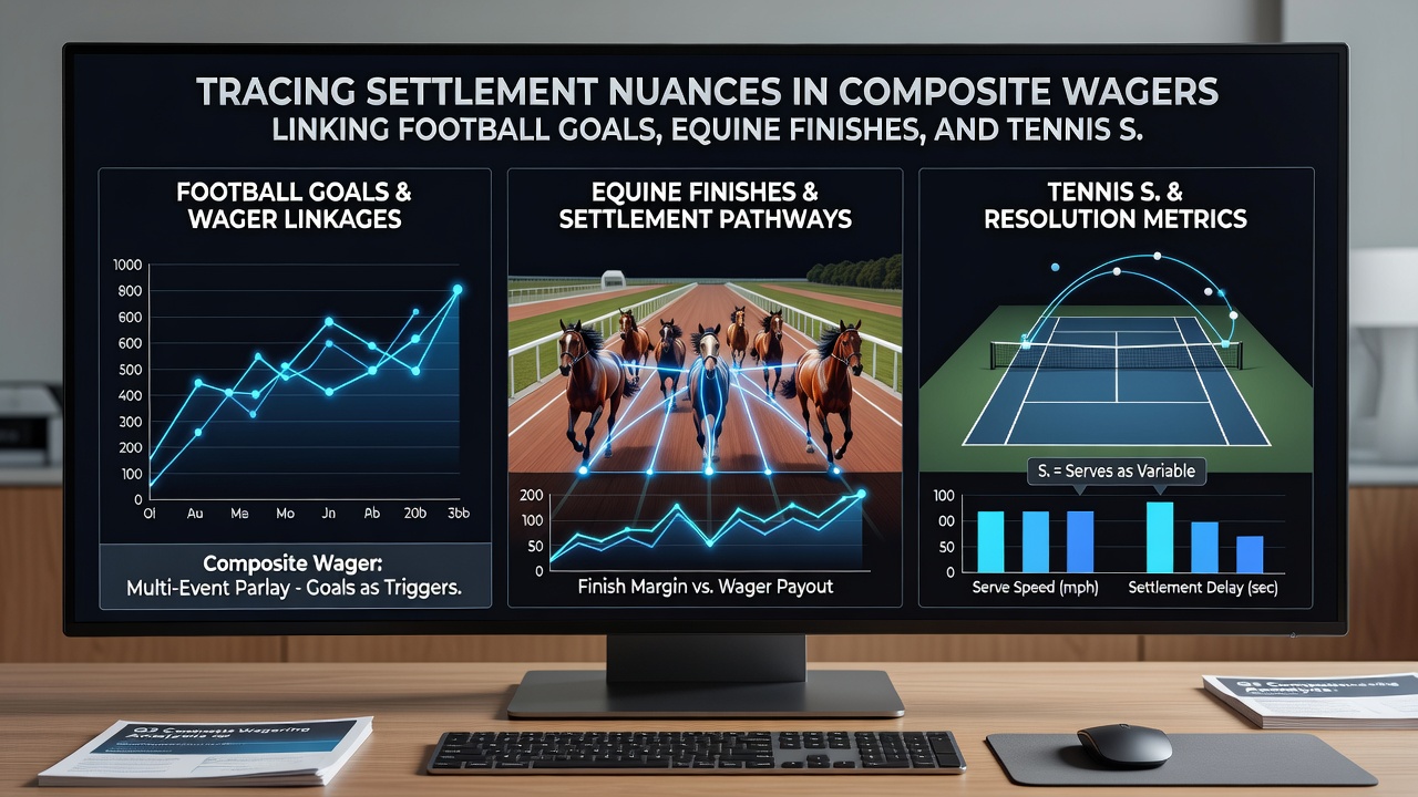Comparison chart of settlement rules for composite bets on football, horses, and tennis
